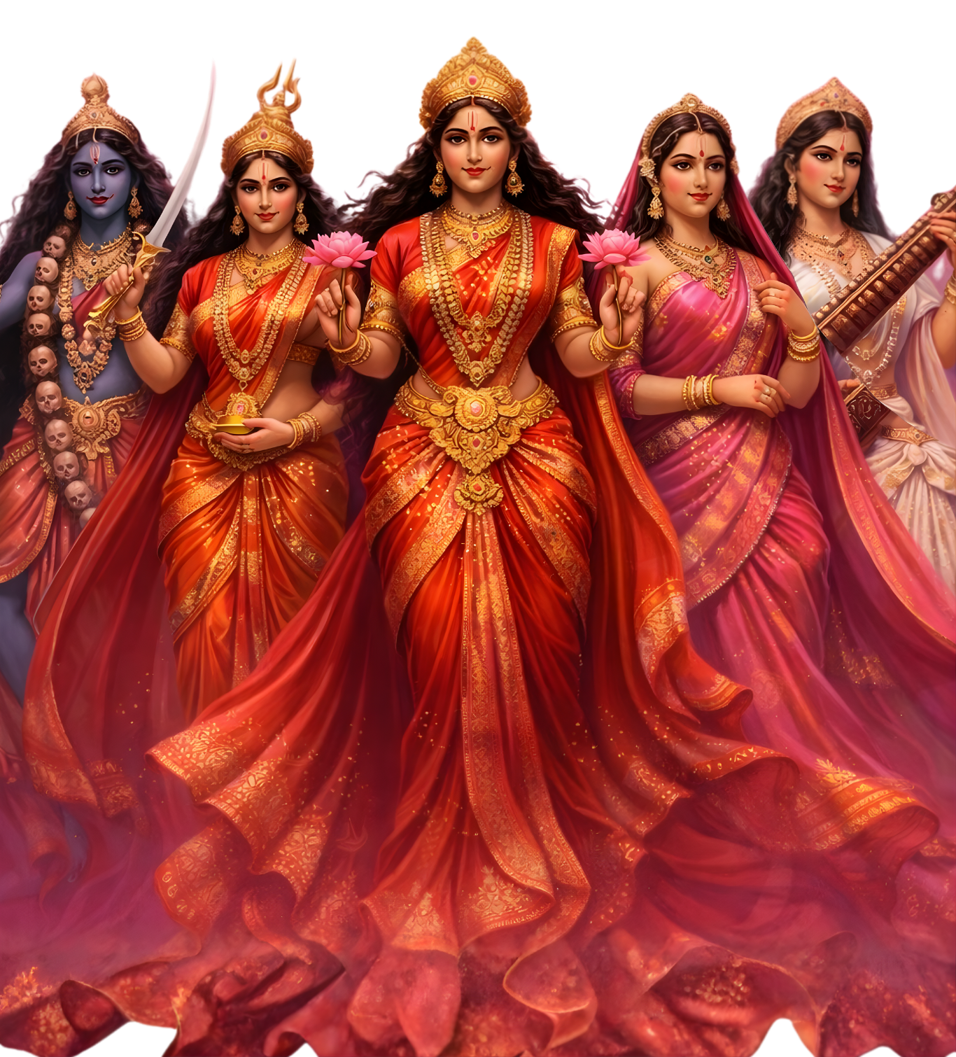 Five Goddess Archetypes